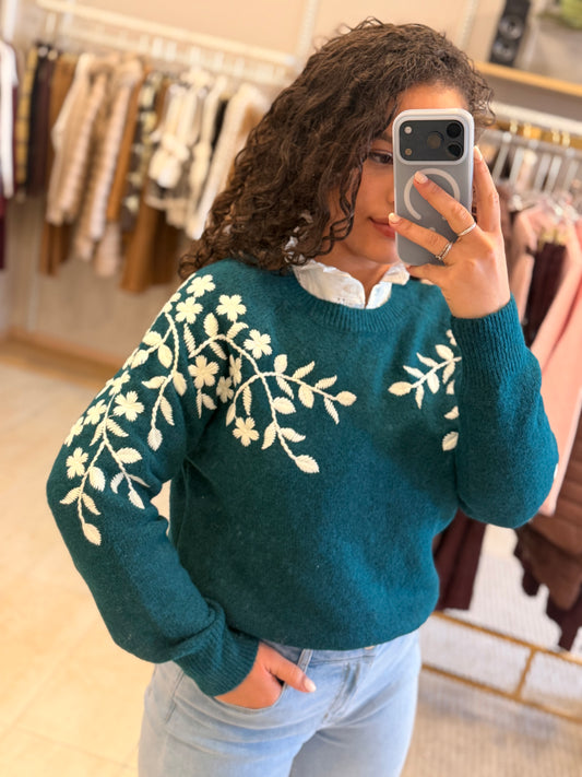 CAMISOLA DE MALHA ESMERALDA