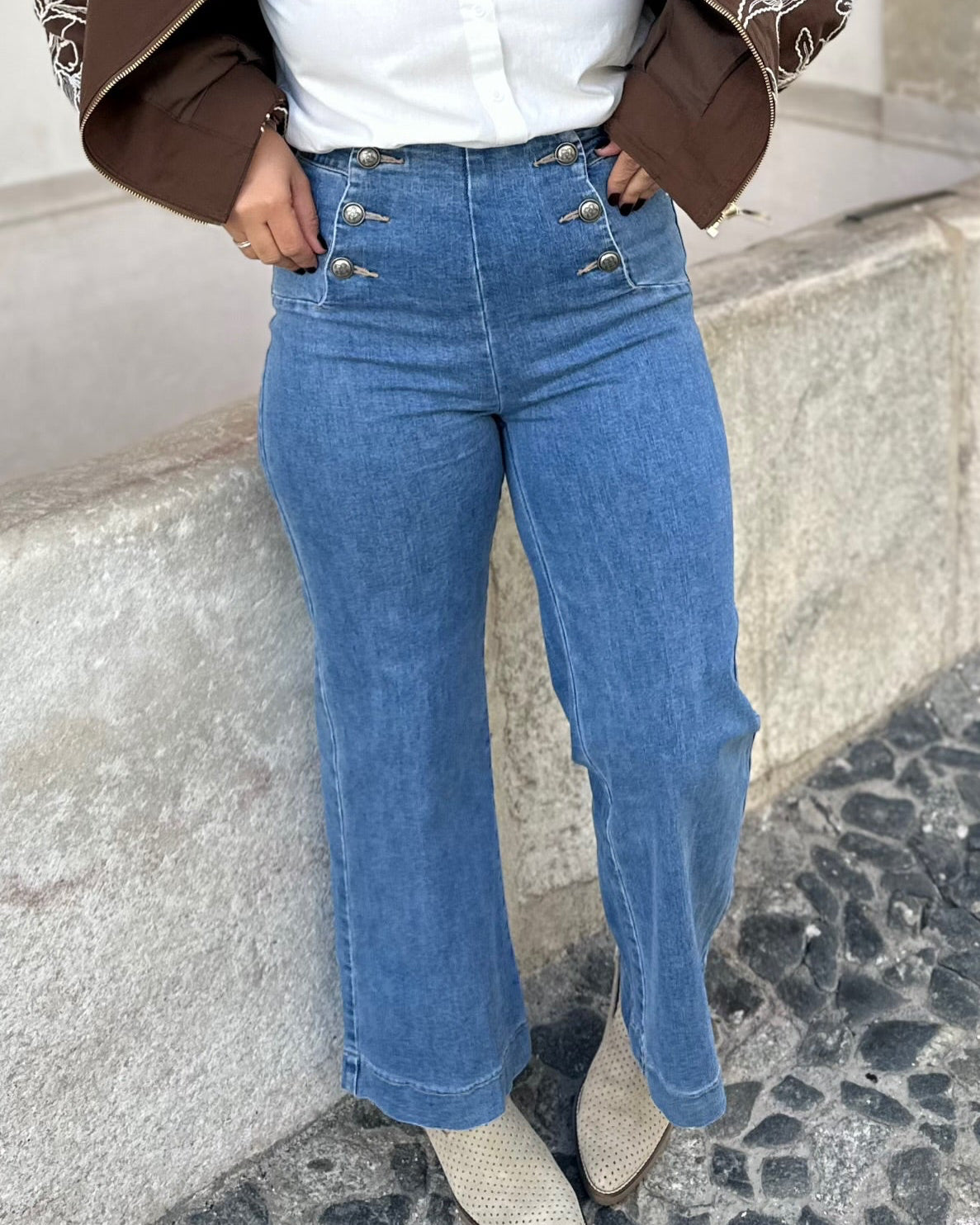 Calças Victorine Ganga Média