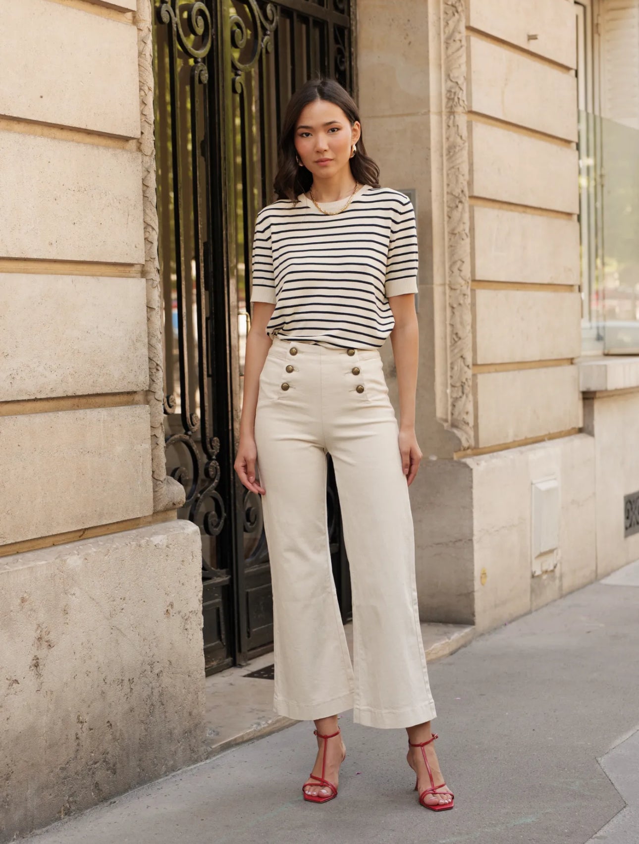 Calça Victorine Natural Bege