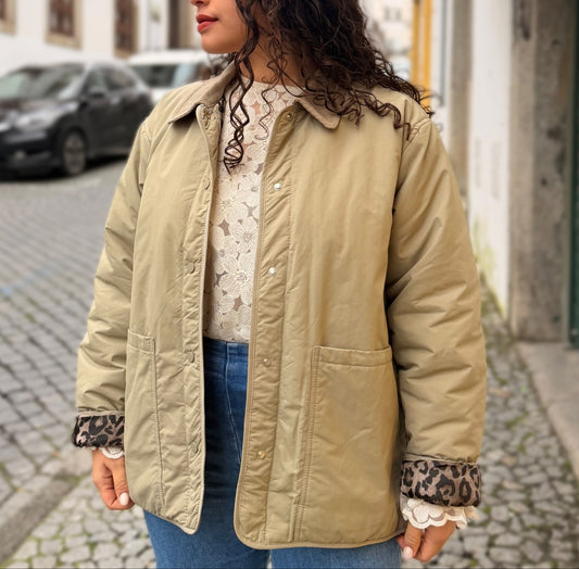 Casaco Oversized Detalhe Animal